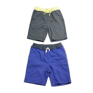 Tea Collection blue and gray shorts bundle